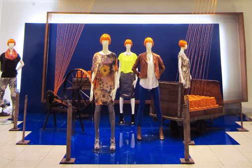 Prop Studios' visual merchandising campaign for Mary Portas was designed to celebrate British manufacturing